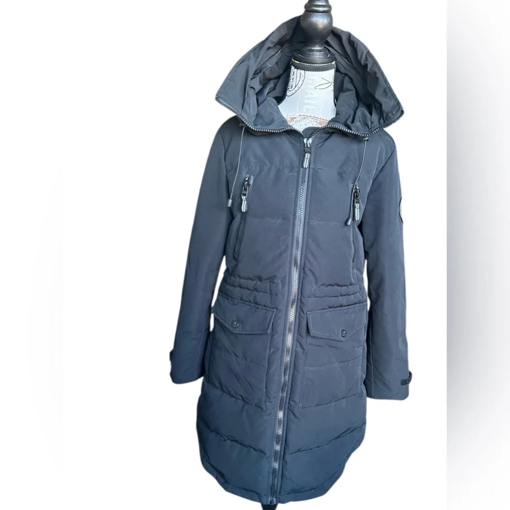Orolay Women’s Black Down Filled Puffer Parka Jacket Size Small - Picture 3 of 13